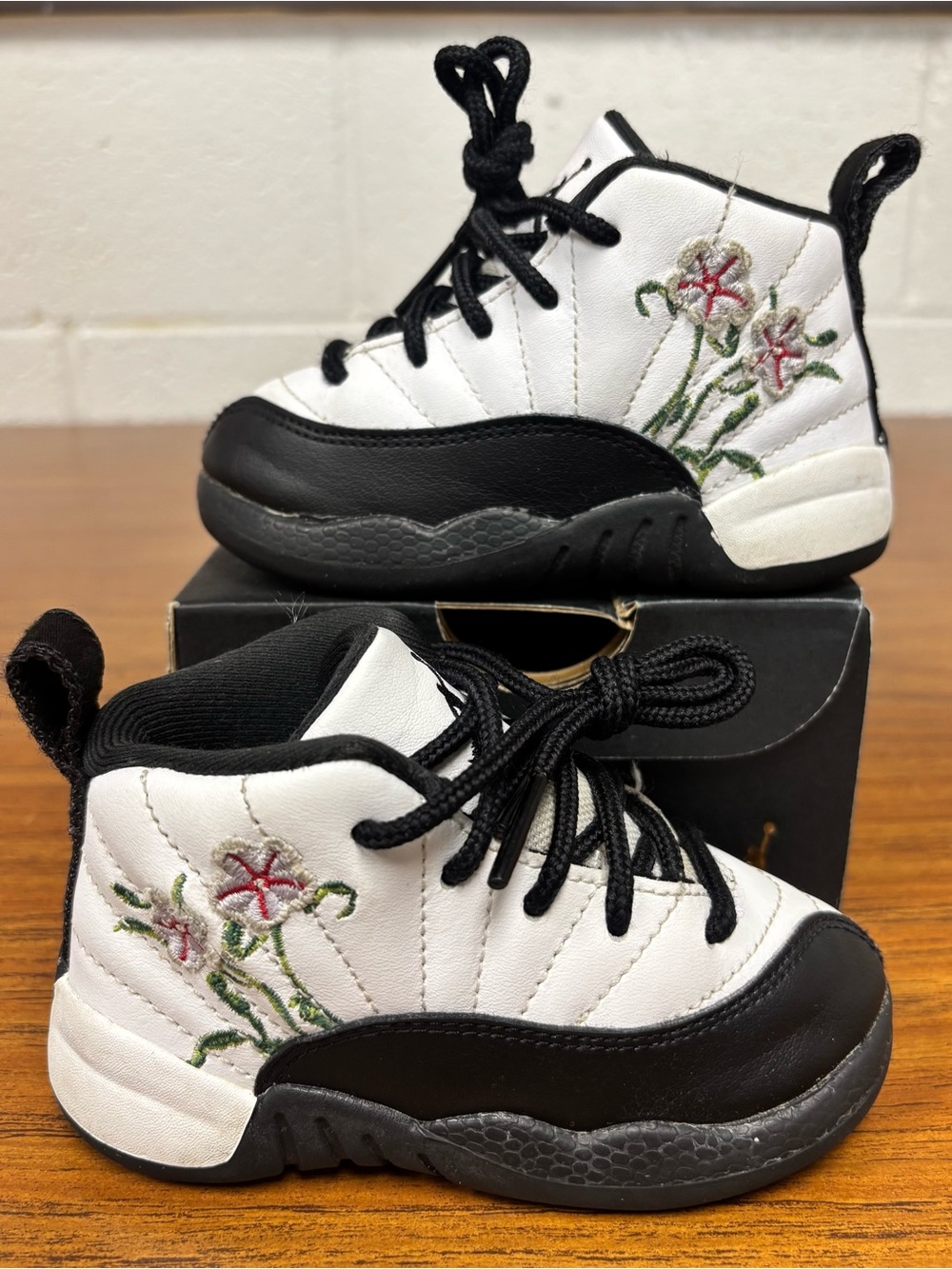 RARE - Air Jordan 12 Retro (TD) 'Floral' - Size 6C